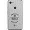 NHL Anaheim Ducks Black Text Google Pixel 3 XL Skin